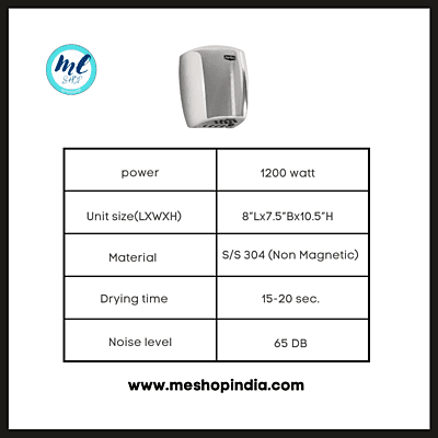 Avro HD 09 Automatic Hand Dryer Avro HD 09 Automatic Hand Dryer