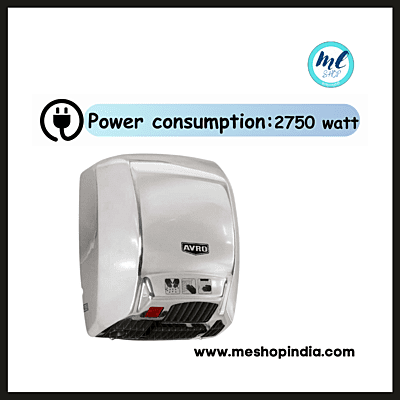 Avro Automatic Hand Dryer HD12 Stainless steel body-2750W Avro Automatic Hand Dryer HD12 Stainless steel body-2750W