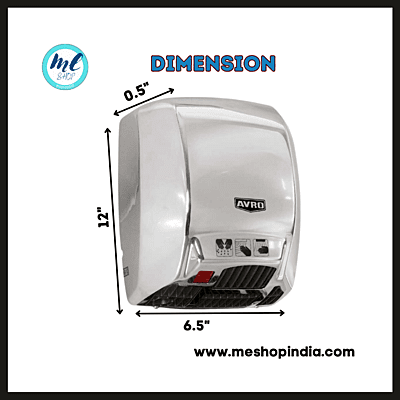 Avro Automatic Hand Dryer HD12 Stainless steel body-2750W Avro Automatic Hand Dryer HD12 Stainless steel body-2750W