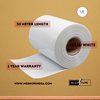 Buzz Lite PVC Roll-Welding Grade 50 mtr-5 MM x 200 mm Solid white with 12 months warranty