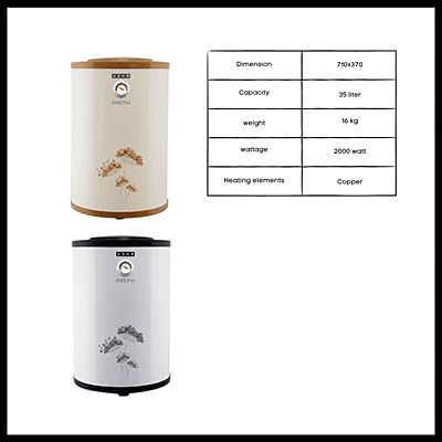 Usha 35 liter Water Heater-Misty-Ivory gold Usha 35 liter Water Heater-Misty-Ivory gold