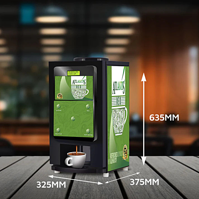 Dimension of Atlantis Neo Coin Operated 2-Lane Tea and Coffee Vending Machine Dimension of Atlantis Neo Coin Operated 2-Lane Tea and Coffee Vending Machine
