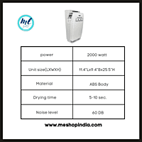 Avro Automatic Jet Hand Dryer (abs plastic body) 2500 watt