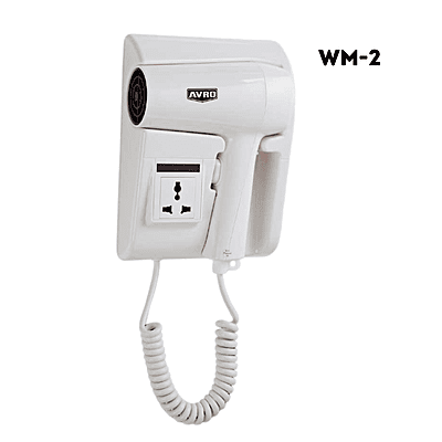 Avro Well Mounted Hair Dryer WM-2 With Shaver Socket