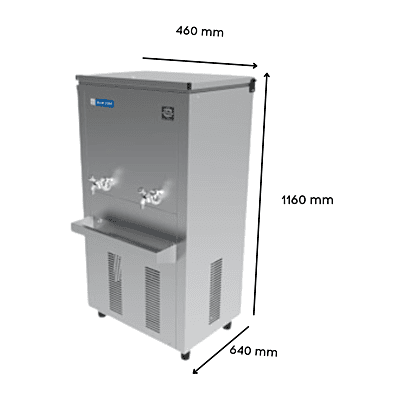 Dimension of Blue star SDLX 4080-M 80 liter Industrial water cooler with ISI mark Dimension of Blue star SDLX 4080-M 80 liter Industrial water cooler with ISI mark