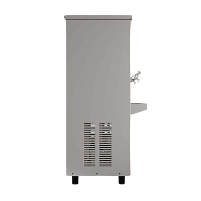 Sleek stainless steel Blue Star SDLX 80120B water cooler. Sleek stainless steel Blue Star SDLX 80120B water cooler.