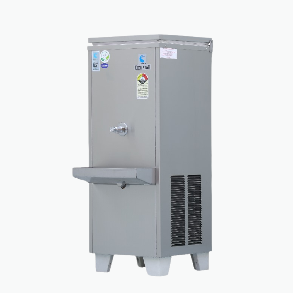 Climatrol Cool Star Prima SS Series-SS2040 water cooler, full view. Climatrol Cool Star Prima SS Series-SS2040 water cooler, full view.