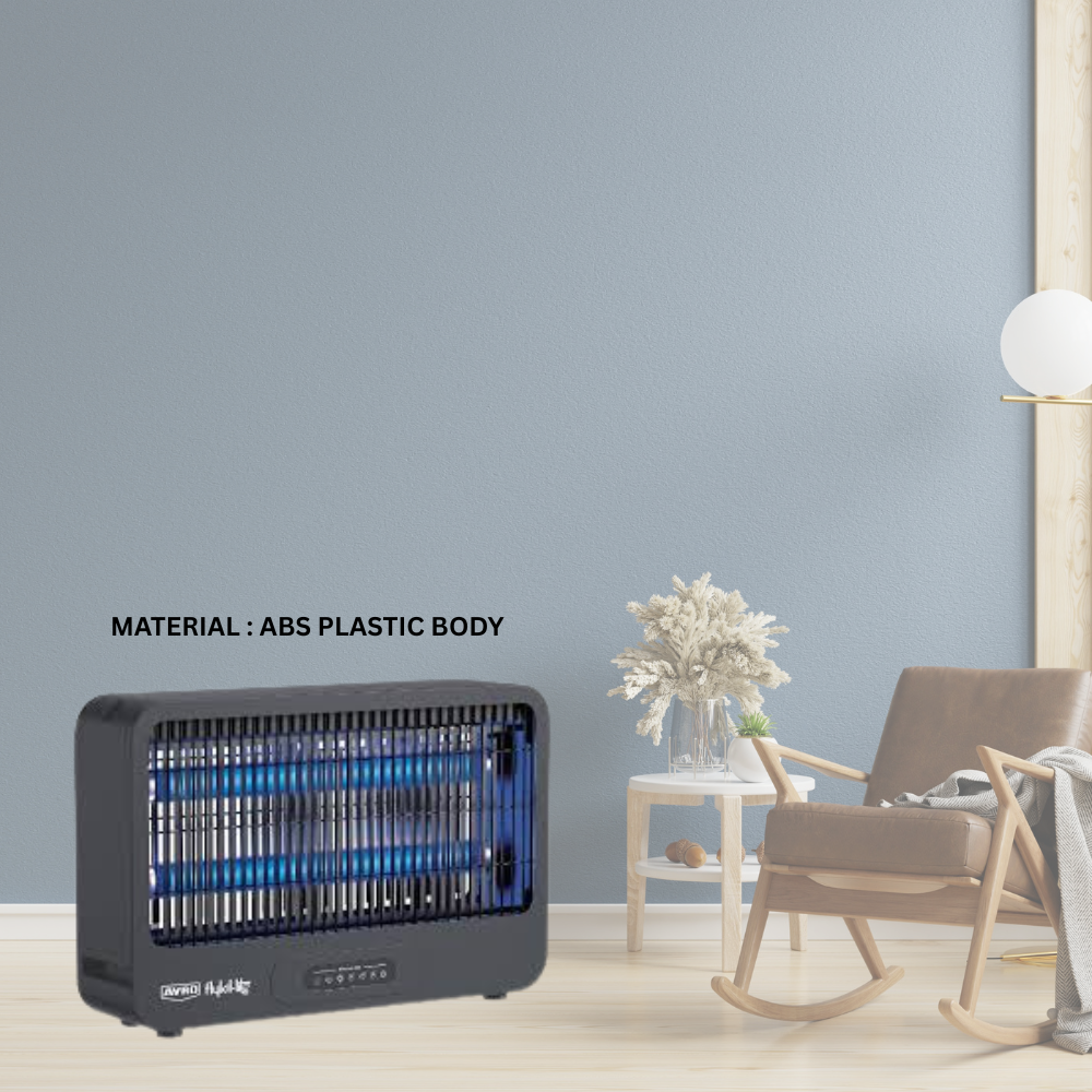 Avro insect killer lamp with protective outer grid. Avro insect killer lamp with protective outer grid.
