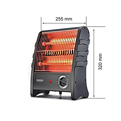 Dimension of Padmini Quartz Heater Lava 800 Dimension of Padmini Quartz Heater Lava 800