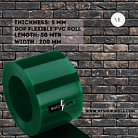 Buzz Lite PVC Roll-Welding Grade 50 mtr-5 MM x 200 mm Solid Green with 12 months warranty