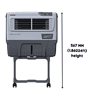 Kenstar Double Cool DX 55 Litres wood wool window air cooler (Grey)