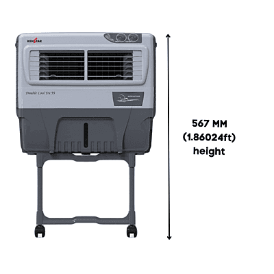 Kenstar Double Cool DX 55 Litres wood wool window air cooler (Grey) Kenstar Double Cool DX 55 Litres wood wool window air cooler (Grey)