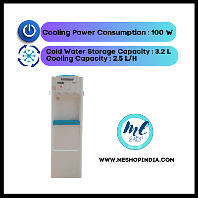 Usha Instafresh Water Dispenser with three faucets for hot, cold, and normal water. Usha Instafresh Water Dispenser with three faucets for hot, cold, and normal water.