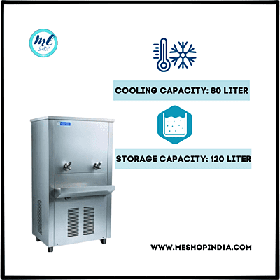 Blue Star SDLX 80120B water cooler with a large capacity water tank. Blue Star SDLX 80120B water cooler with a large capacity water tank.