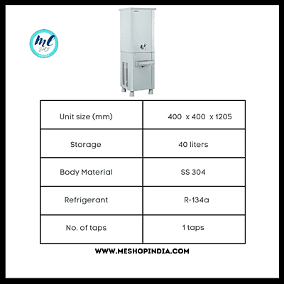 Usha SS2040G water cooler with 40 ltr storage price