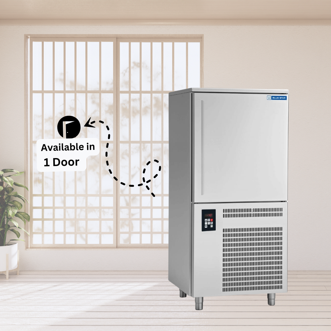 Rapid freezing process in action on a Blue Star BF15G Blast Freezer. Rapid freezing process in action on a Blue Star BF15G Blast Freezer.
