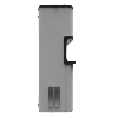 Blue Star Water Cooler Platinum Series P6080E-SL (Standard) dispensing water into a glass Blue Star Water Cooler Platinum Series P6080E-SL (Standard) dispensing water into a glass