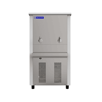 Front view of Blue Star 6080 water cooler with a pre-coated sheet body in the NST series.