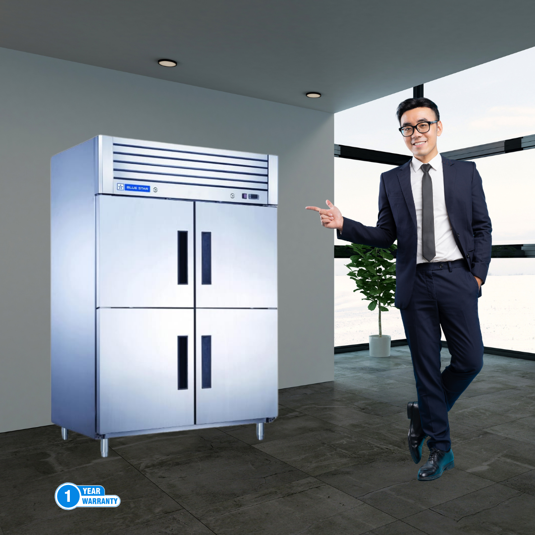 Shop Online Blue Star Kitchen Refrigerator-4 Door Reach in chiller-GP Series at Me shop Shop Online Blue Star Kitchen Refrigerator-4 Door Reach in chiller-GP Series at Me shop