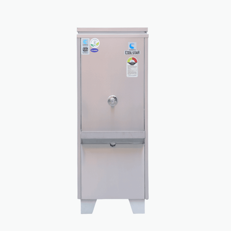 Stainless steel water cooler from Climatrol, SS2040 model. Stainless steel water cooler from Climatrol, SS2040 model.