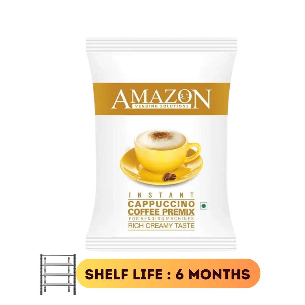 AMAZON 3 in 1 Instant Cappuccino Coffee Premix-1kg-Rich Creamy Flavor AMAZON 3 in 1 Instant Cappuccino Coffee Premix-1kg-Rich Creamy Flavor