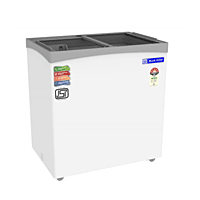 Blue Star Flat Glass Top Deep Freezer - GT5-180NP | meshopindia.com