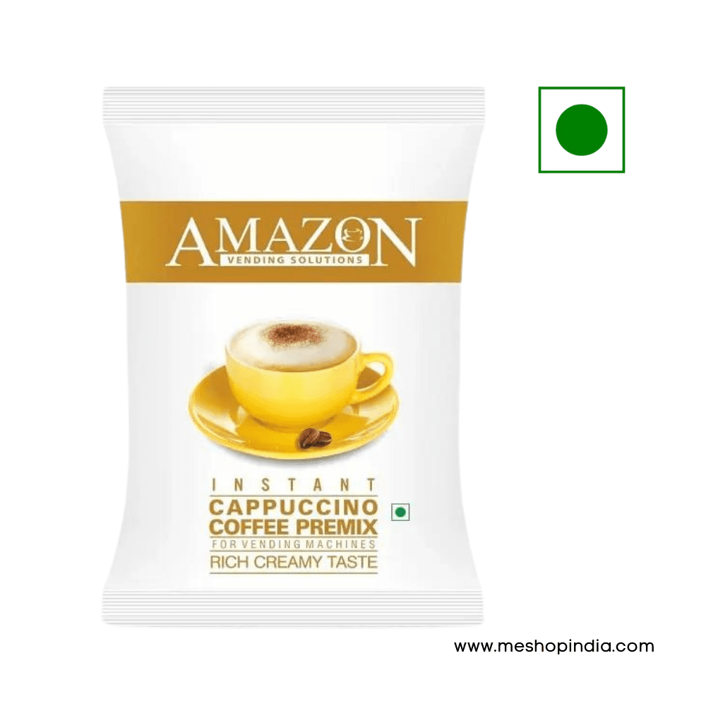 AMAZON 3 in 1 Instant Cappuccino Coffee Premix-1kg-Rich Creamy Flavor AMAZON 3 in 1 Instant Cappuccino Coffee Premix-1kg-Rich Creamy Flavor