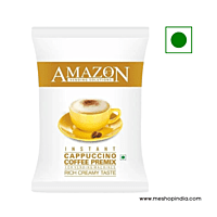 AMAZON 3 in 1 Instant Cappuccino Coffee Premix-1kg-Rich Creamy Flavor