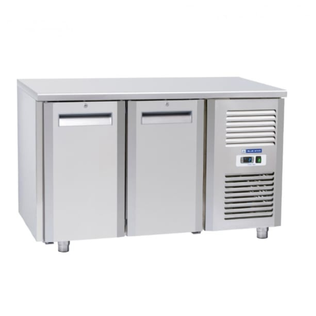 Front look of Blue Star Kitchen Refrigerator-2 Door Under Counter Freezer-GP Series