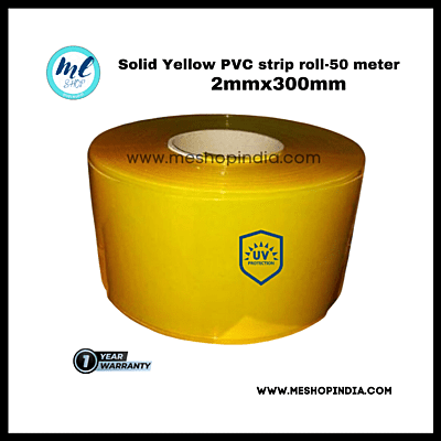 Buzz Lite PVC Roll-Welding Grade 50 mtr-2 MM x 300 mm Solid yellow with 12 months warranty