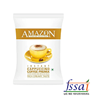 AMAZON 3 in 1 Instant Cappuccino Coffee Premix-1kg-Rich Creamy Flavor