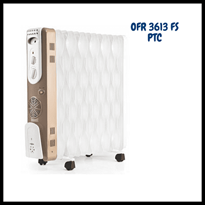 Usha 3613 FS PTC OFR heater with Tip Over Protection