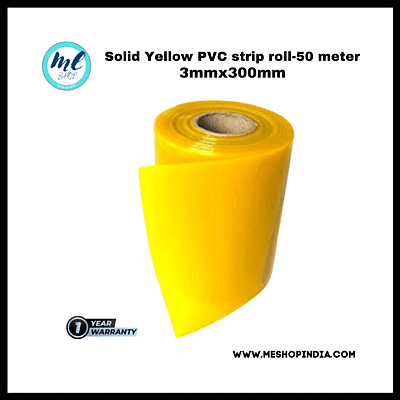 Buzz Lite PVC Roll-Welding Grade 50 mtr-3 MM x300 mm Solid yellow with 12 months warranty