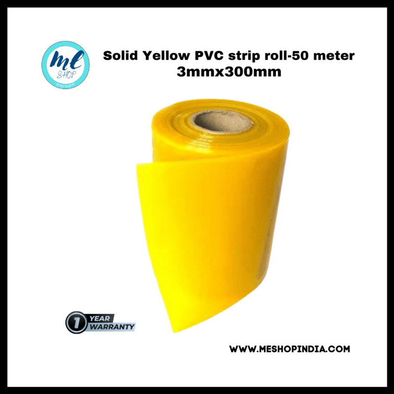 Buzz Lite PVC Roll-Welding Grade 50 mtr-3 MM x300 mm Solid yellow with 12 months warranty