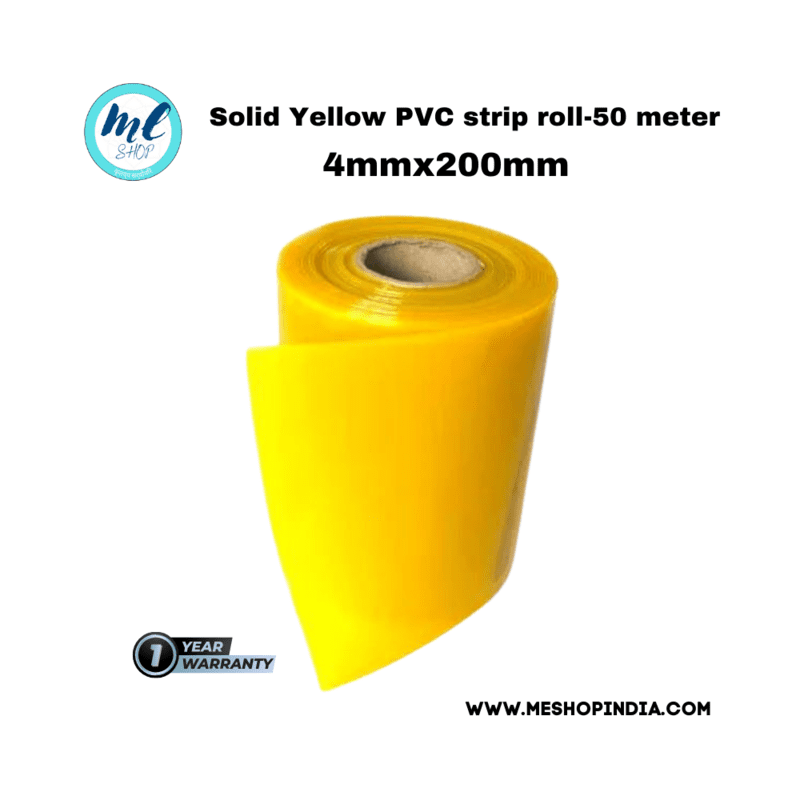 Buzz Lite PVC Roll-Welding Grade 50 mtr-4 MM x 200 mm Solid yellow with 12 months warranty