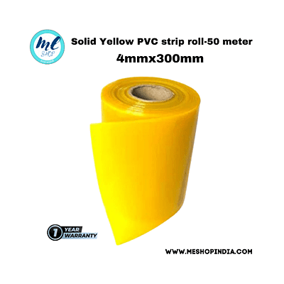 Buzz Lite PVC Roll-Welding Grade 50 mtr-4 MM x 300 mm Solid yellow with 12 months warranty