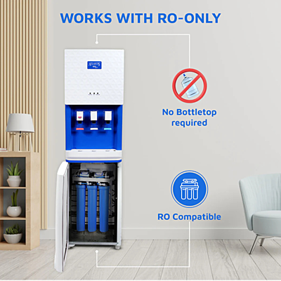 Eco-friendly water dispenser with RO filter, reducing plastic waste and ensuring pure water Eco-friendly water dispenser with RO filter, reducing plastic waste and ensuring pure water