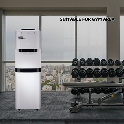 Suitable for Gym: Usha Laguna water dispenser with cooling cabinet Suitable for Gym: Usha Laguna water dispenser with cooling cabinet