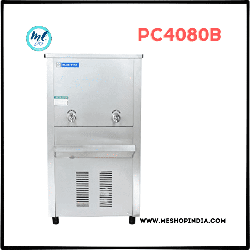 Blue Star PC 4080B water cooler with 80 liter storage, 2 taps, Plain & Cold water