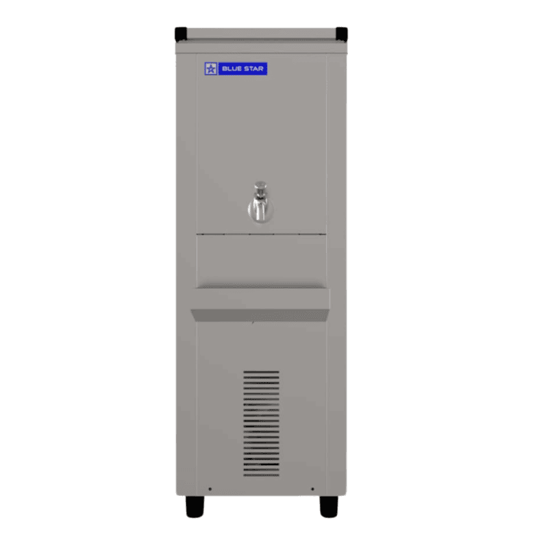 Front view of Blue star SDLX 2020 ET water cooler with 20 liter cooling capacity Front view of Blue star SDLX 2020 ET water cooler with 20 liter cooling capacity