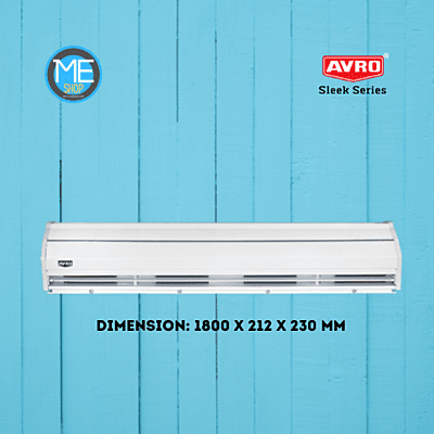 Avro air curtain 6 feet- MS body sleek series