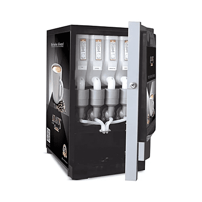 Four-selection tea and coffee dispenser, Atlantis Classic. Four-selection tea and coffee dispenser, Atlantis Classic.