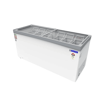 Blue Star 590 Litre Deep Freezer with its Energy Efficiency Label Clearly Visible Blue Star 590 Litre Deep Freezer with its Energy Efficiency Label Clearly Visible