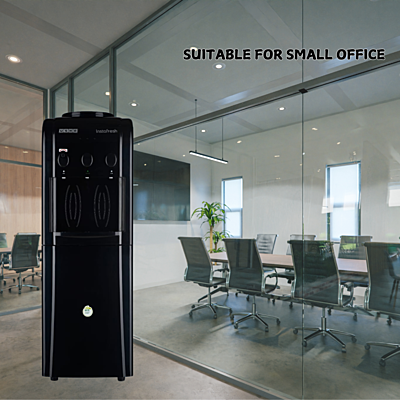 Suitable for small office: Usha Instafresh Floor standing water dispenser(Jet Black) Suitable for small office: Usha Instafresh Floor standing water dispenser(Jet Black)