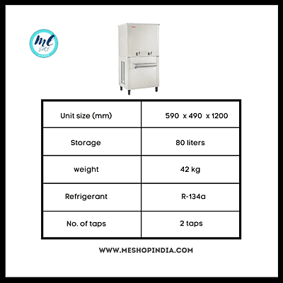 Usha water cooler SS4080 with 80 liter storage capacity price Usha water cooler SS4080 with 80 liter storage capacity price