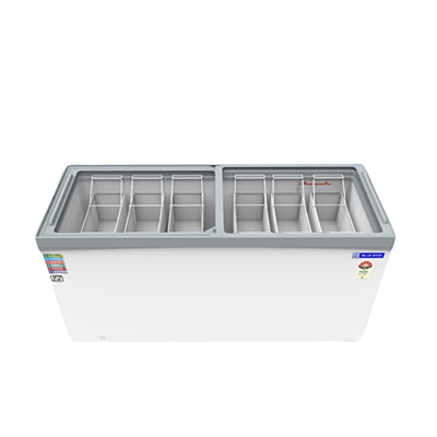 Interior View of Blue Star 590 Litre Deep Freezer with Ample Storage Space Interior View of Blue Star 590 Litre Deep Freezer with Ample Storage Space