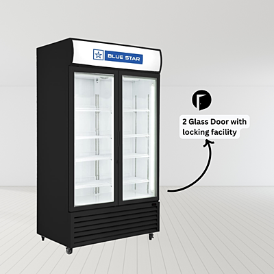 Self-Closing Doors: Self-closing doors of Blue Star VC600CD Visi Cooler for energy efficiency Self-Closing Doors: Self-closing doors of Blue Star VC600CD Visi Cooler for energy efficiency