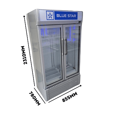 Dimension of Blue Star Visi Cooler VC750E-657 liters Dimension of Blue Star Visi Cooler VC750E-657 liters