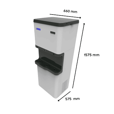 Dimension of Blue Star Water Cooler Platinum Series P6080UVROE-SL (Standard) Dimension of Blue Star Water Cooler Platinum Series P6080UVROE-SL (Standard)