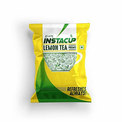 Atlantis Instacup Lemon Tea Powder Premix, 100 Gram, lemon Flavor